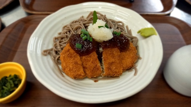 おろしかつ蕎麦（冷）